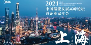 2021中国储能发展高峰论坛暨企业家年会